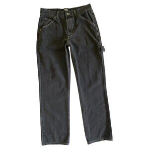 Rewash High Rise Charcoal Relaxed Fit Cargo Jeans Sz 29​​